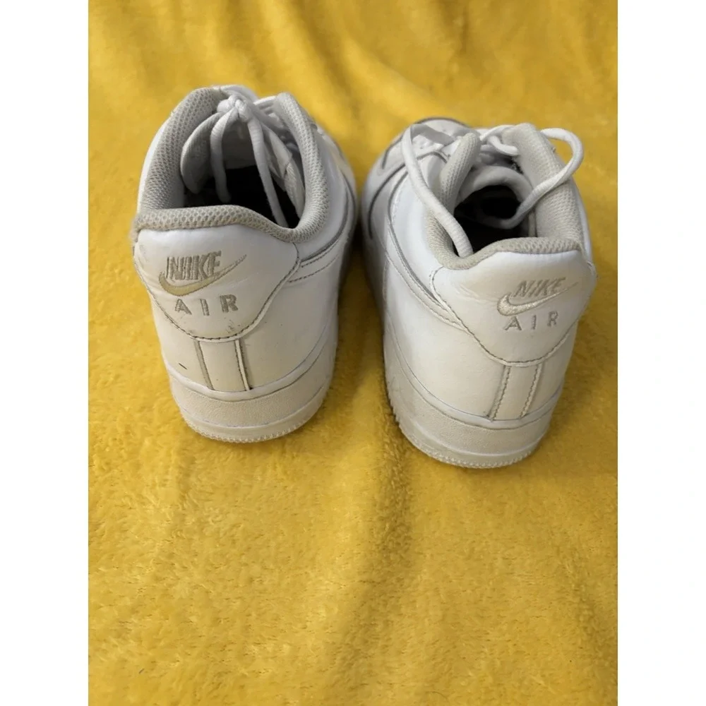 Nike Air Force 1 Shoes Low Big Kids GS Triple White Sneakers DH2920 111 Size 7Y